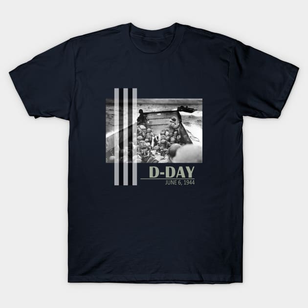 D Day 06 Jun 1944 WW2 Normandy Landings T-Shirt by Jose Luiz Filho